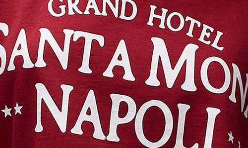 Topshop Santa Mona Napoli Oversize Graphic T-shirt