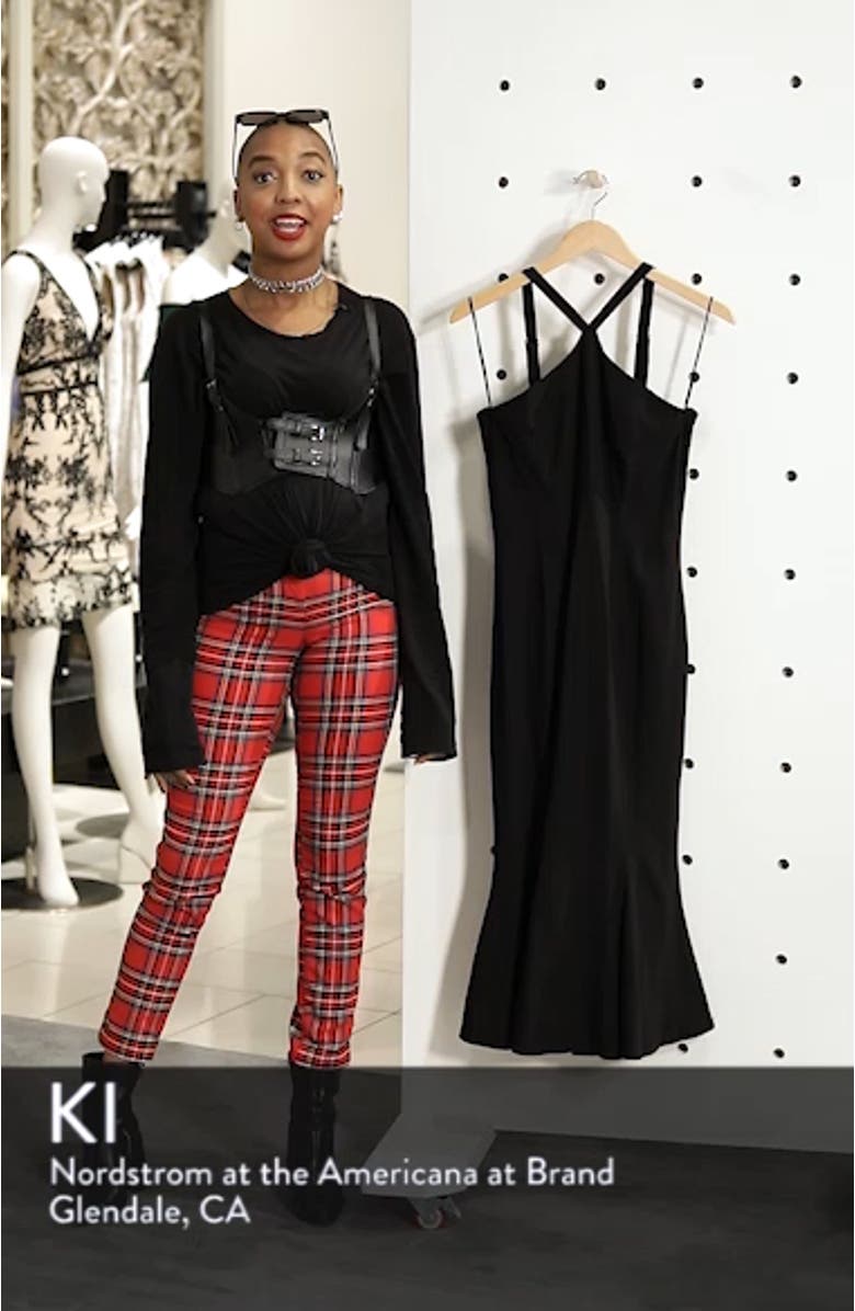 Tessa Crepe Mermaid Dress, sales video thumbnail