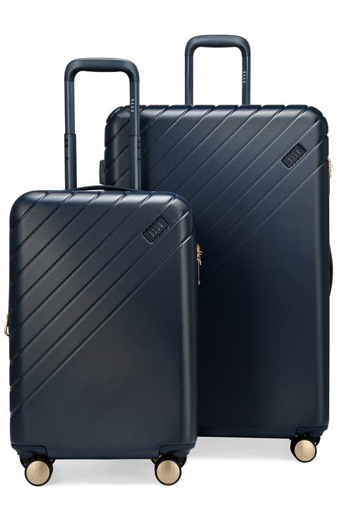 Louvre 2 Piece Expandable Polycarbonate Spinner Luggage Set
