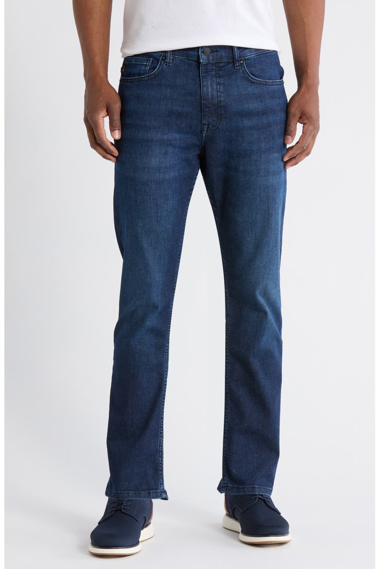 Delaware Slim Fit Stretch Jeans, Main, color, NAVY