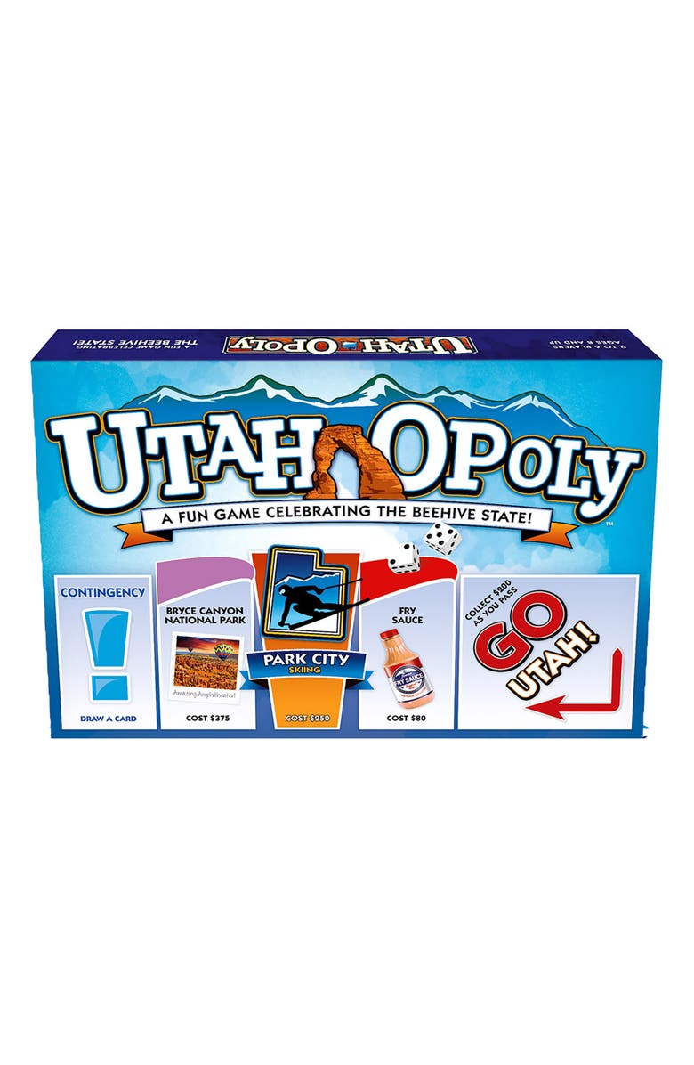 Late for the Sky Utahopoly Monopoly Board Game, Alternate, color, Multicolored