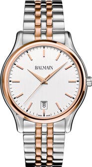 BALMAIN WATCHES Beleganza Gent Two-Tone Bracelet Watch, 40mm