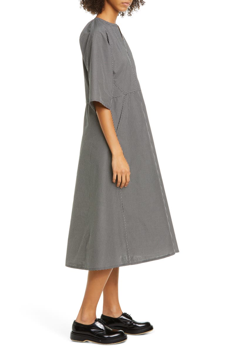 Sofie D'Hoore Gingham Cotton Midi Dress, Alternate, color, 