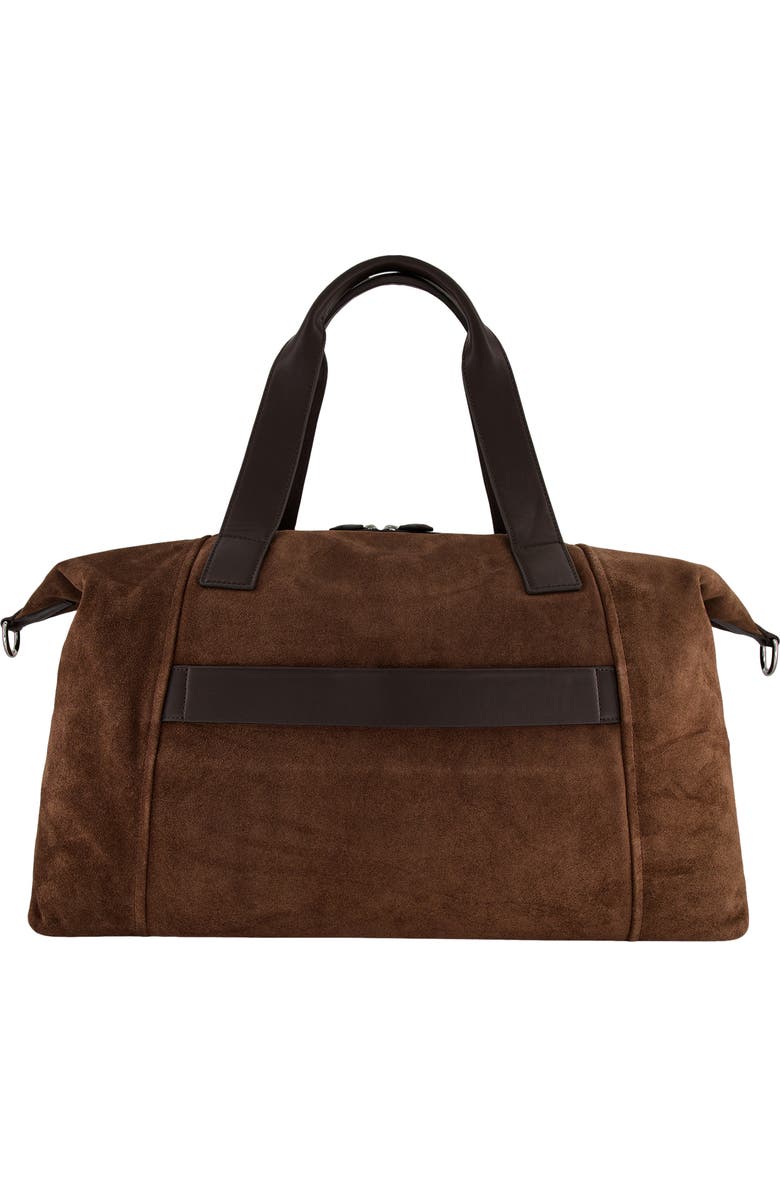 Vince Westmore Leather Duffle Bag, Alternate, color, Chocolate