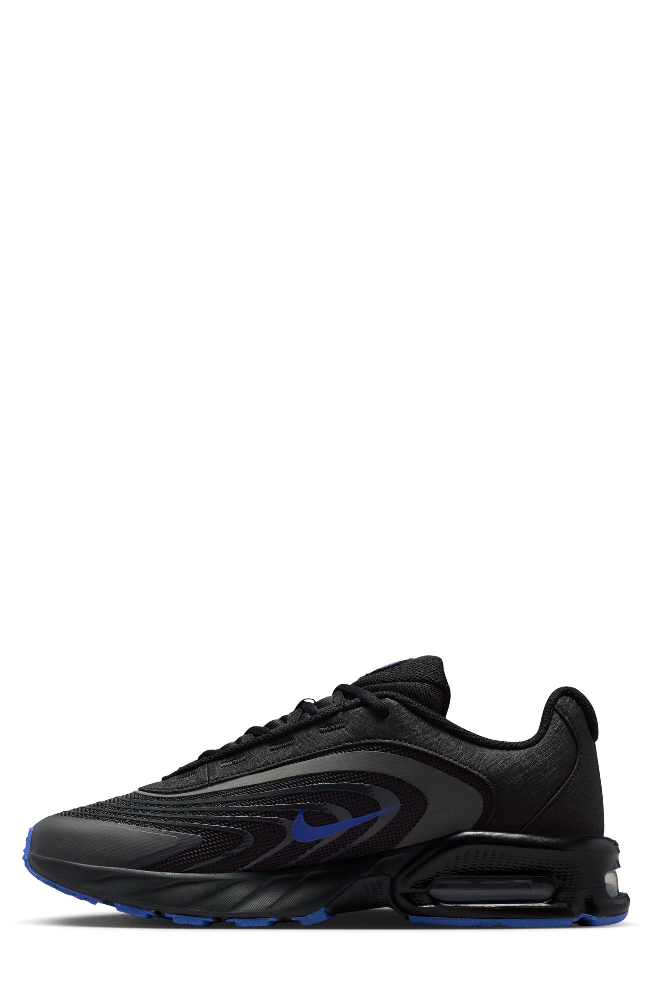 Nike Air Max Fire Sneaker, Alternate, color, Black/Dark Grey/Race Blue