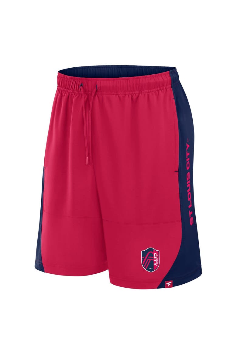 Men's Fanatics Red St. Louis City SC Throw-In Shorts, Alternate, color, Red