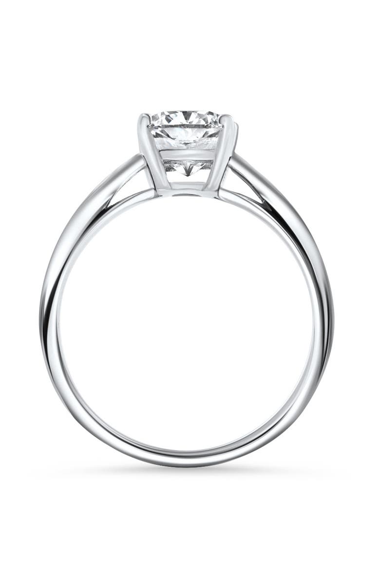 Bliss Diamond Certified 2Ct Cushion Solitaire Diamond Engagement Ring 14k Gold Lab Grown, Alternate, color, 14K White Gold