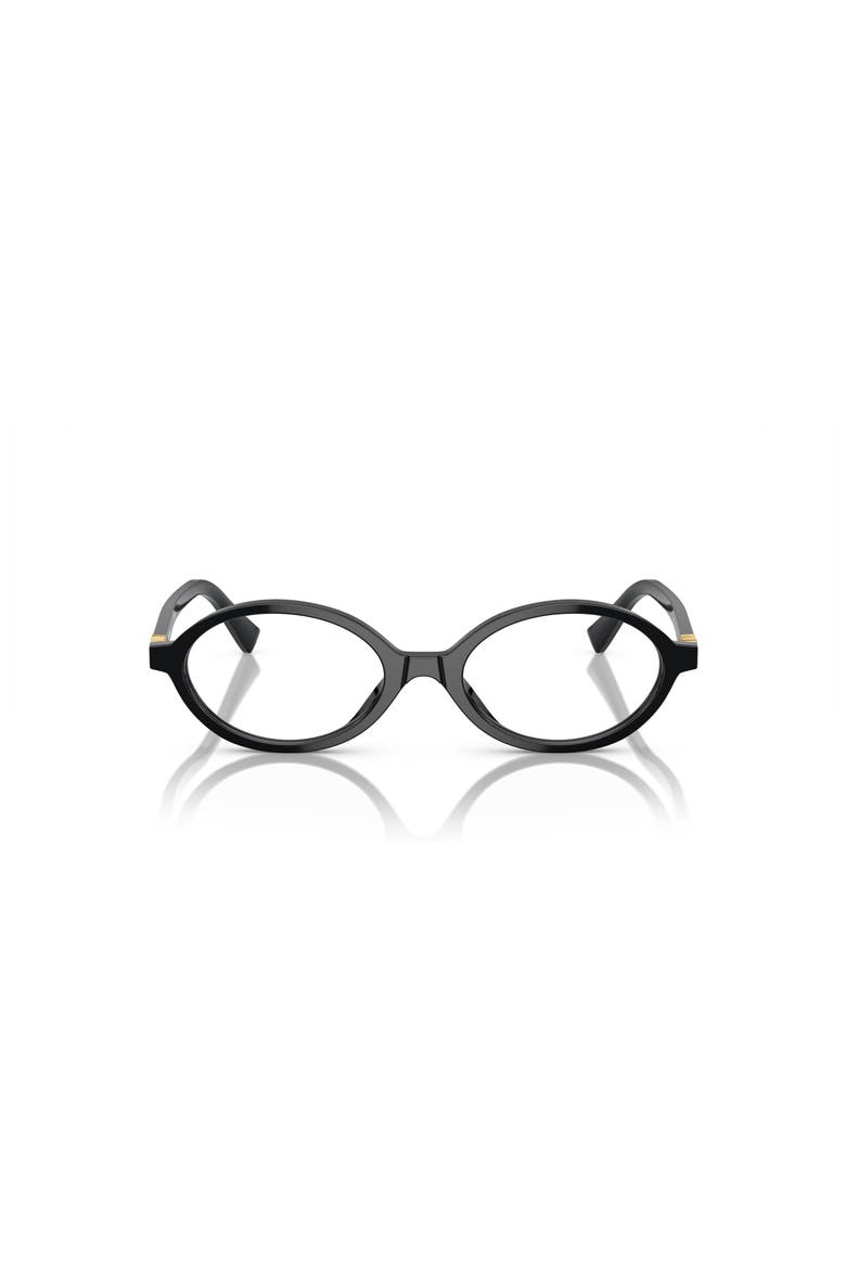50mm Oval optical glasses, Alternate, color, Black
