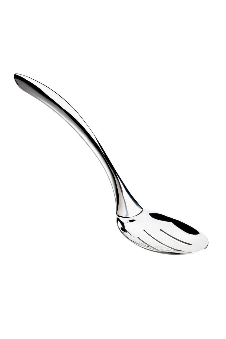 Stainless Steel Mini Tempo Slotted Serving Spoon, Main, color, Silver