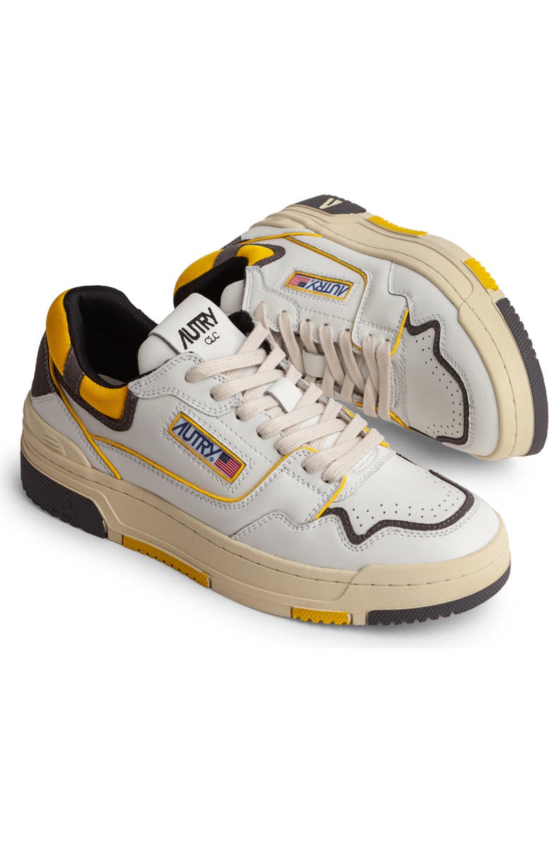AUTRY CLC Low Top Sneaker, Alternate, color, Mult/Mat Wht/Gr/Yl