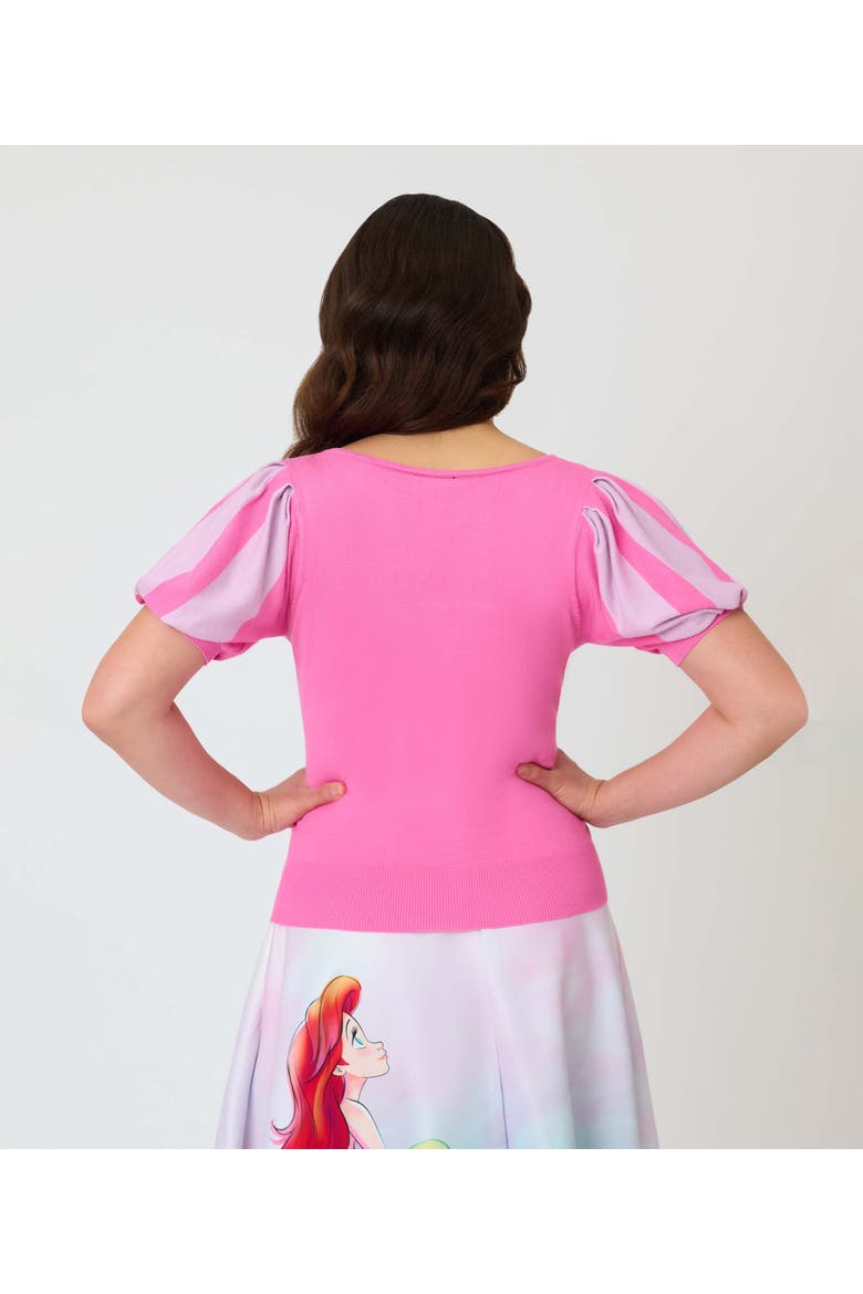 Plus Size Puff Sleeve Sweater, Alternate, color, Pale Pink