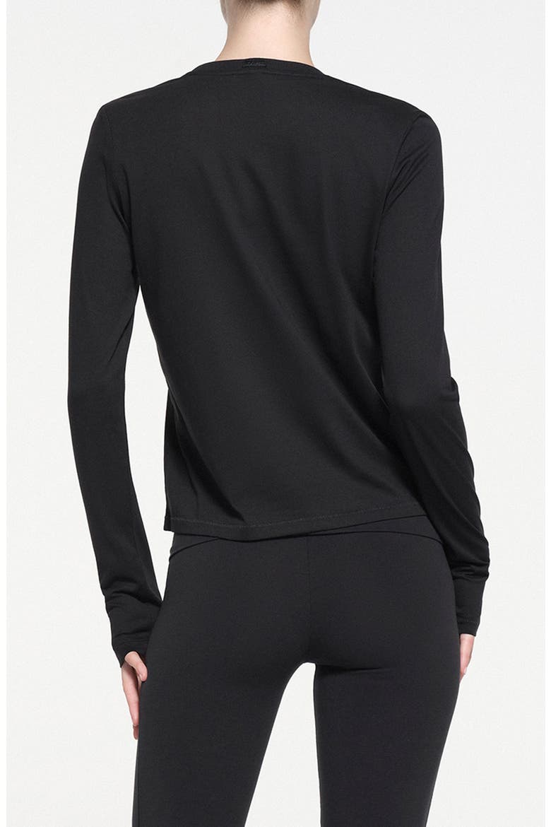 Relaxed Long Sleeve T-Shirt, Alternate, color, ONYX