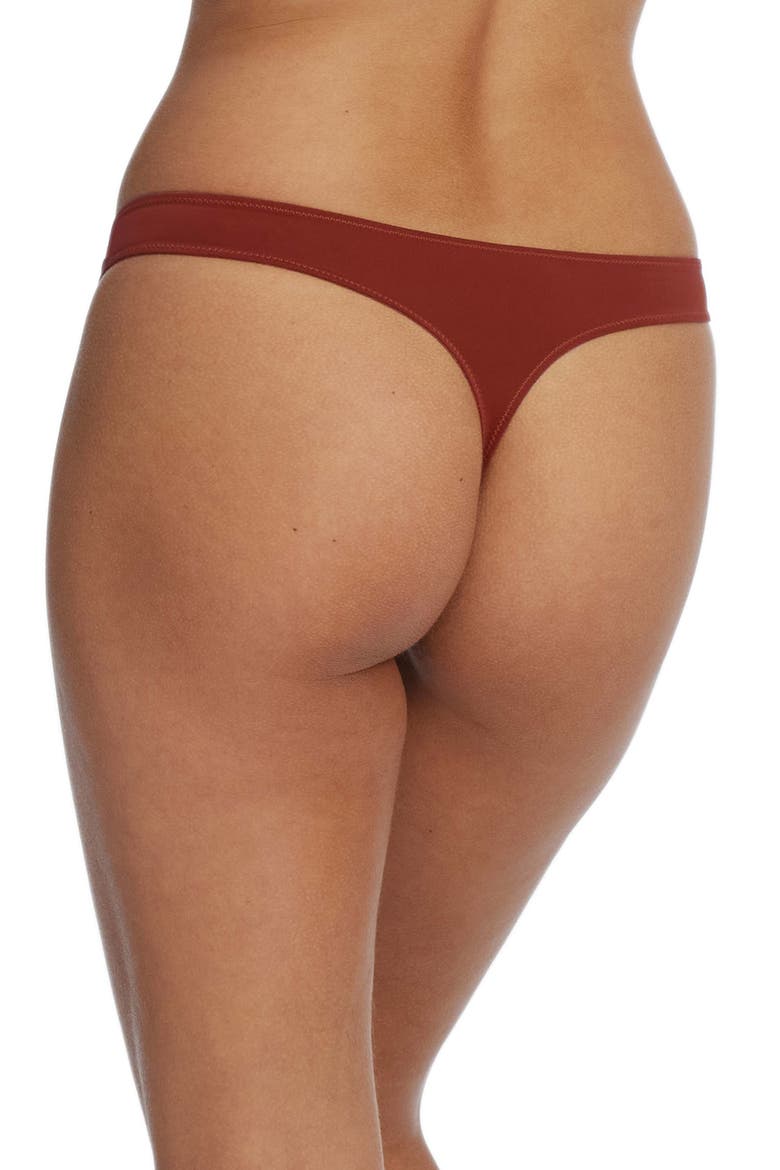 Entice Thong, Alternate, color, CLAY/ NYLON
