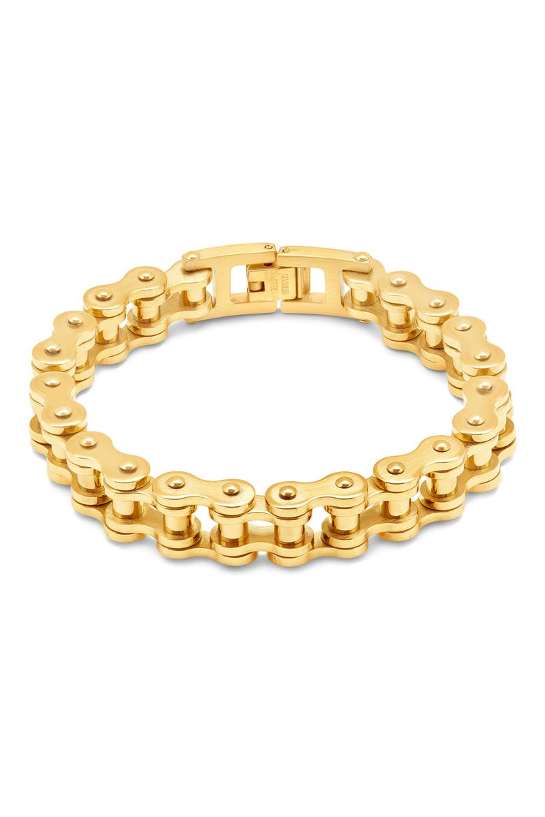 Bolt Watch Chain bracelet, Alternate, color, GOLD