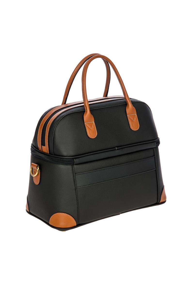 Firenze Tuscan Train Case Tote Bag, Alternate, color, Black
