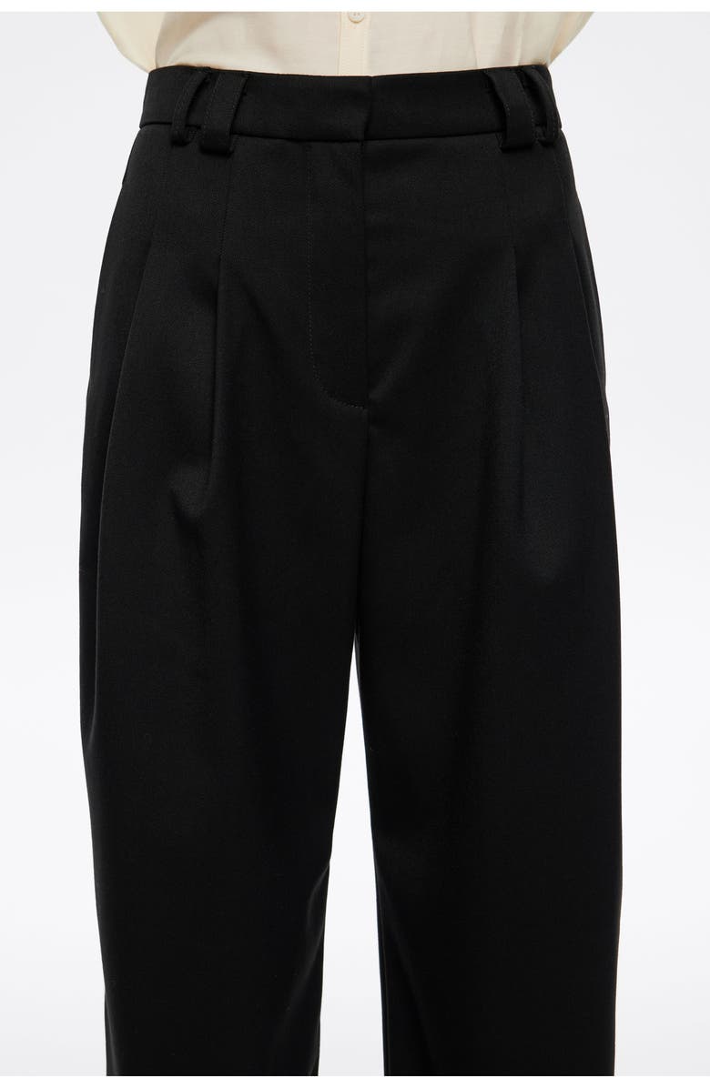 Bimba y Lola Darted Trousers, Alternate, color, Black