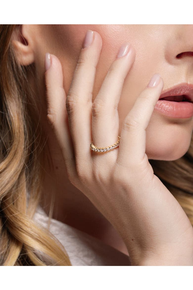 Eterna Diamond Ring, Alternate, color, Yellow Gold