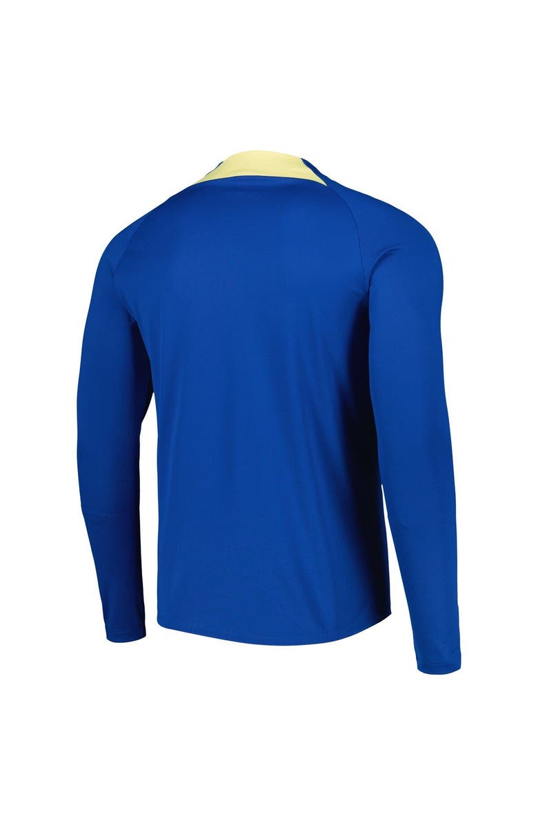 Nike Men's Nike Blue Club America Academy Pro Drill Raglan Quarter-Zip Top, Alternate, color, Blue