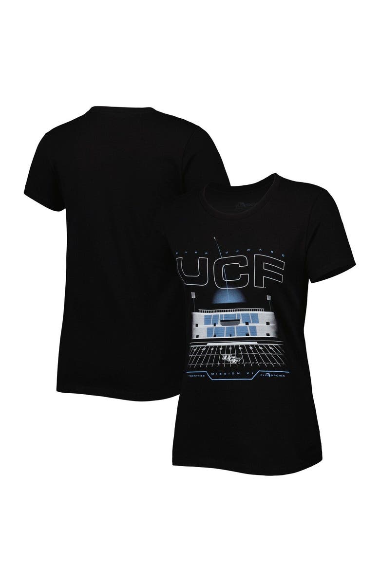 FLOGROWN Women's Black UCF Knights Space Game Ever Upward T-Shirt, Alternate, color, 