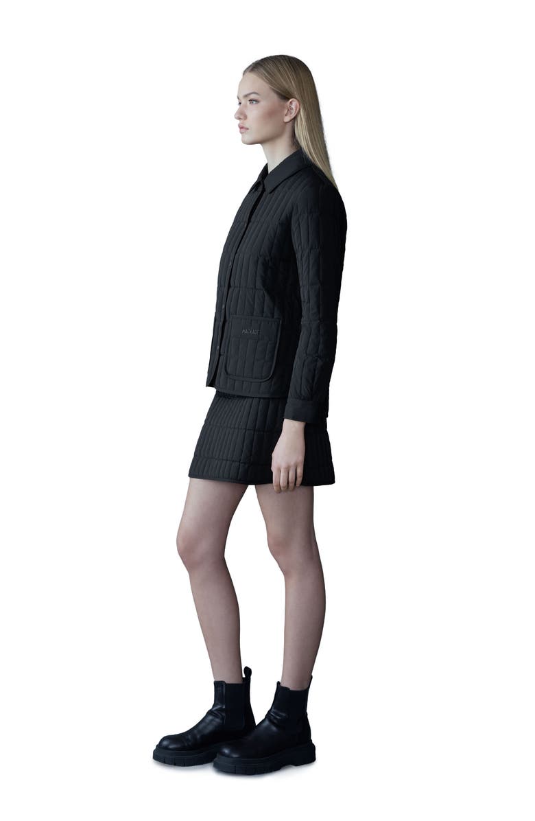 Mackage Dulcia Quilted Down Jacket, Alternate, color, Black