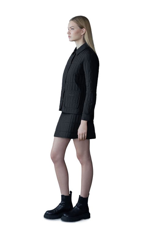 Mackage Dulcia Quilted Down Jacket In Black
