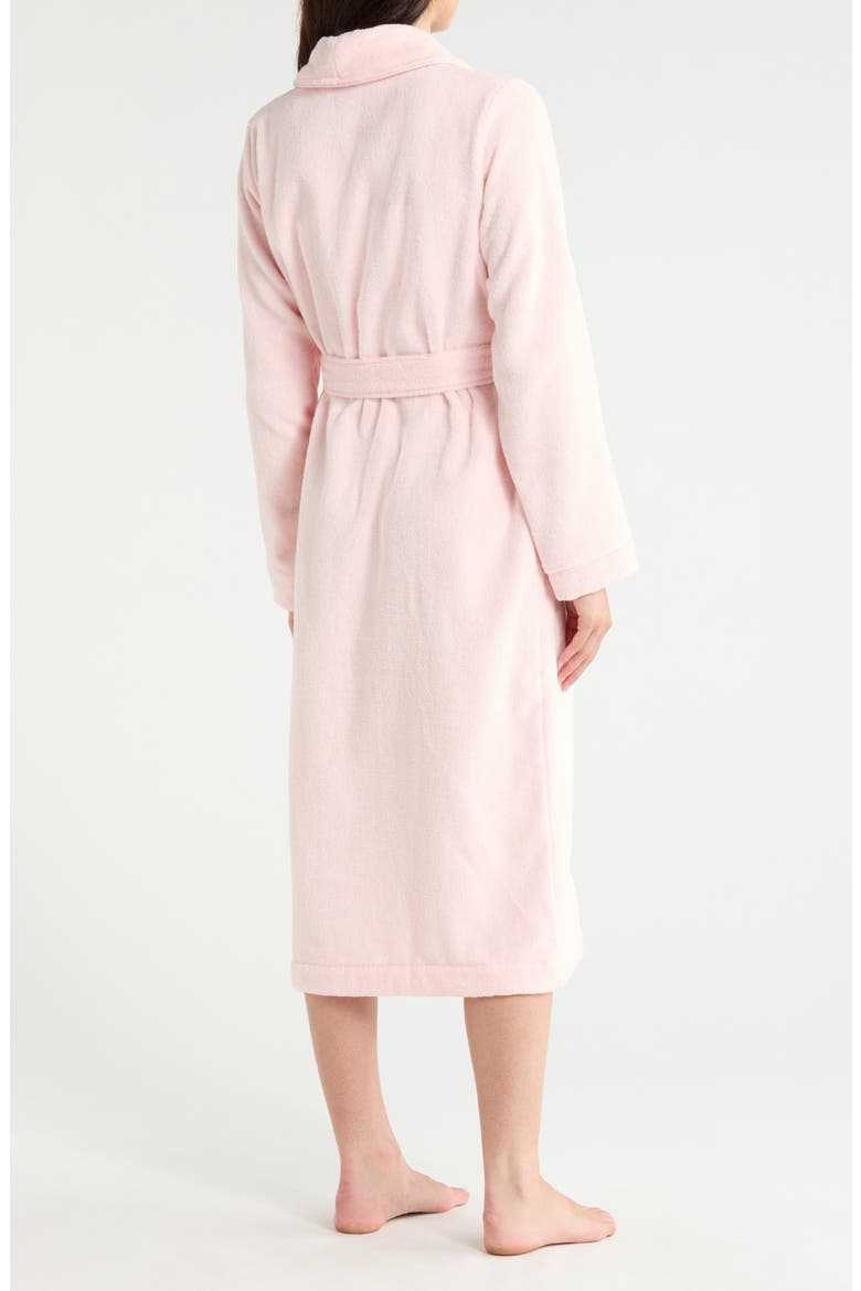 Hydro Cotton Terry Robe, Alternate, color, PINK CRYSTAL