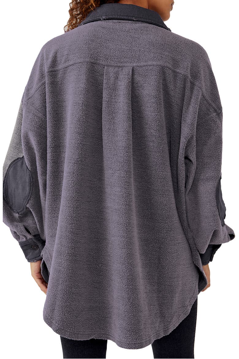 We the Free Ruby Fleece Shirt Jacket, Alternate, color, INCENSE