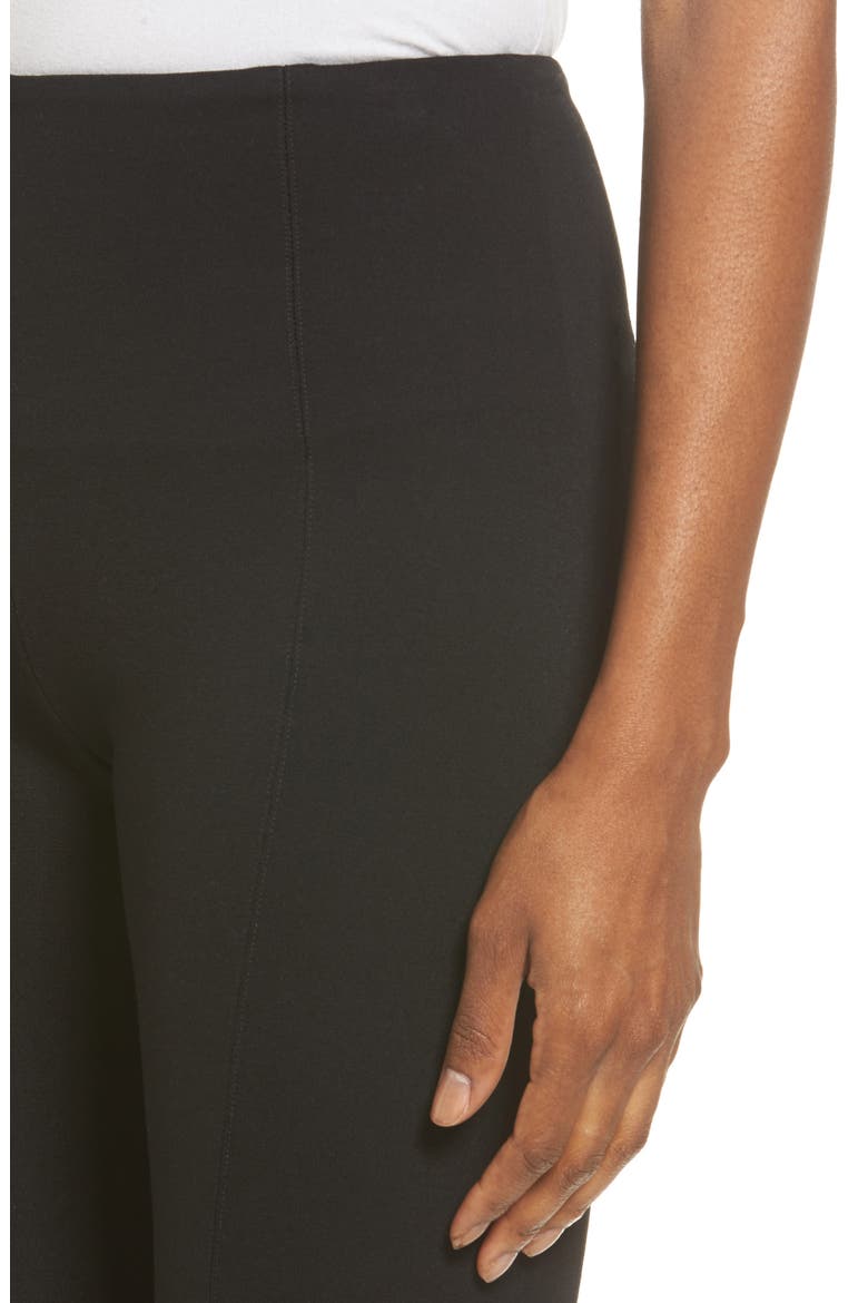 Lyssé High Waist Seamed Leggings, Alternate, color, BLACK