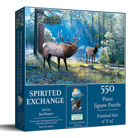 Spirited Exchange 550 piece Jigsaw Puzzle for Adults