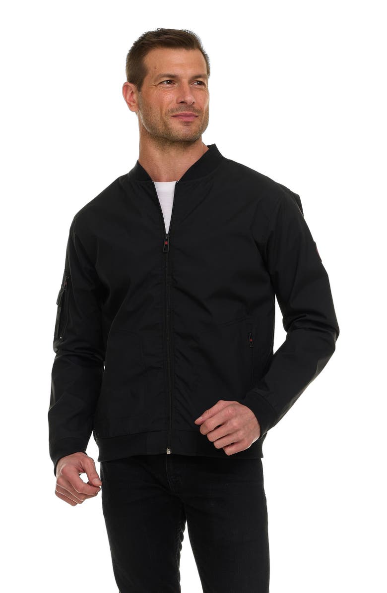 CANADA WEATHER GEAR Men's Water Resistant Microfiber Bomber Jacket, Alternate, color, 