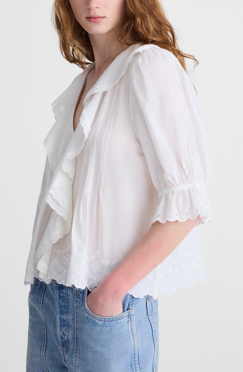 Madewell The Blaire Top, Alternate, color, White