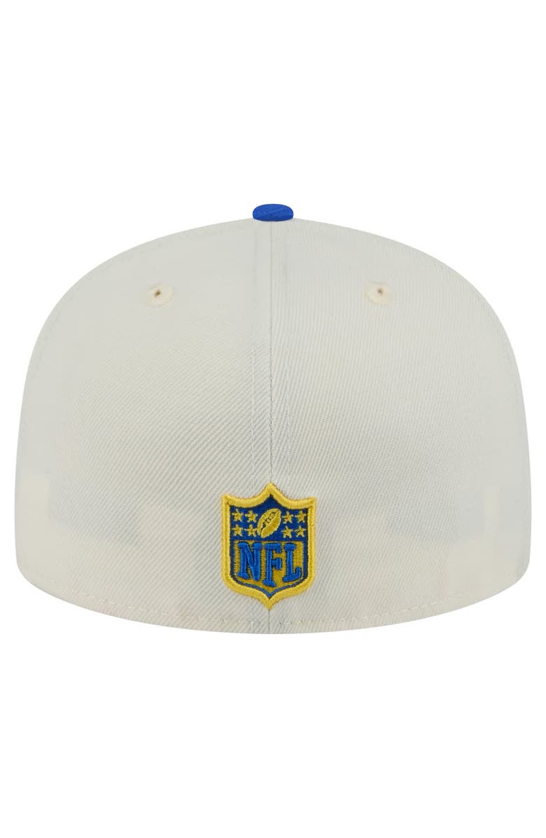 New Era Men's New Era  White/Royal Los Angeles Rams Main 59FIFTY Fitted Hat, Alternate, color, 