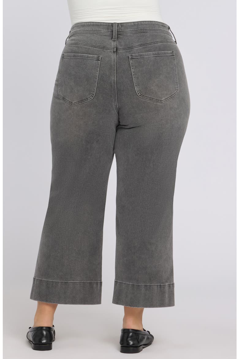 Teresa Front Seam Wide Leg Ankle Jeans, Alternate, color, DUSTY ASH