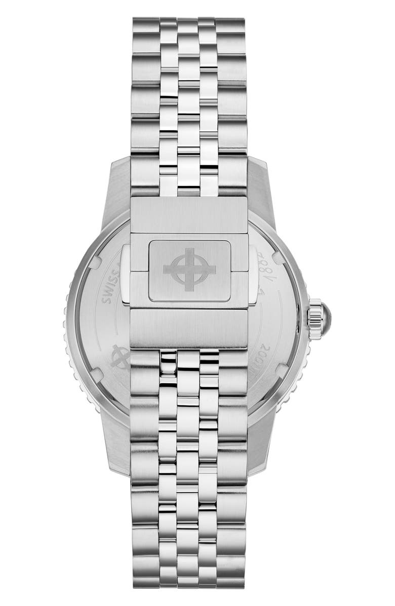 Zodiac Compression Diver Automatic Stainless Steel Watch, 40mm, Alternate, color,