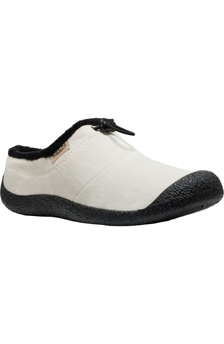 KEEN Howser III Hybrid Faux Shearling Slipper, Main, color, Birch/ Black