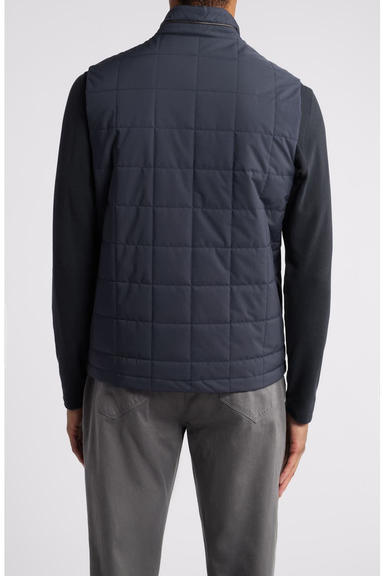 Box Quilt Vest, Alternate, color, NAVY