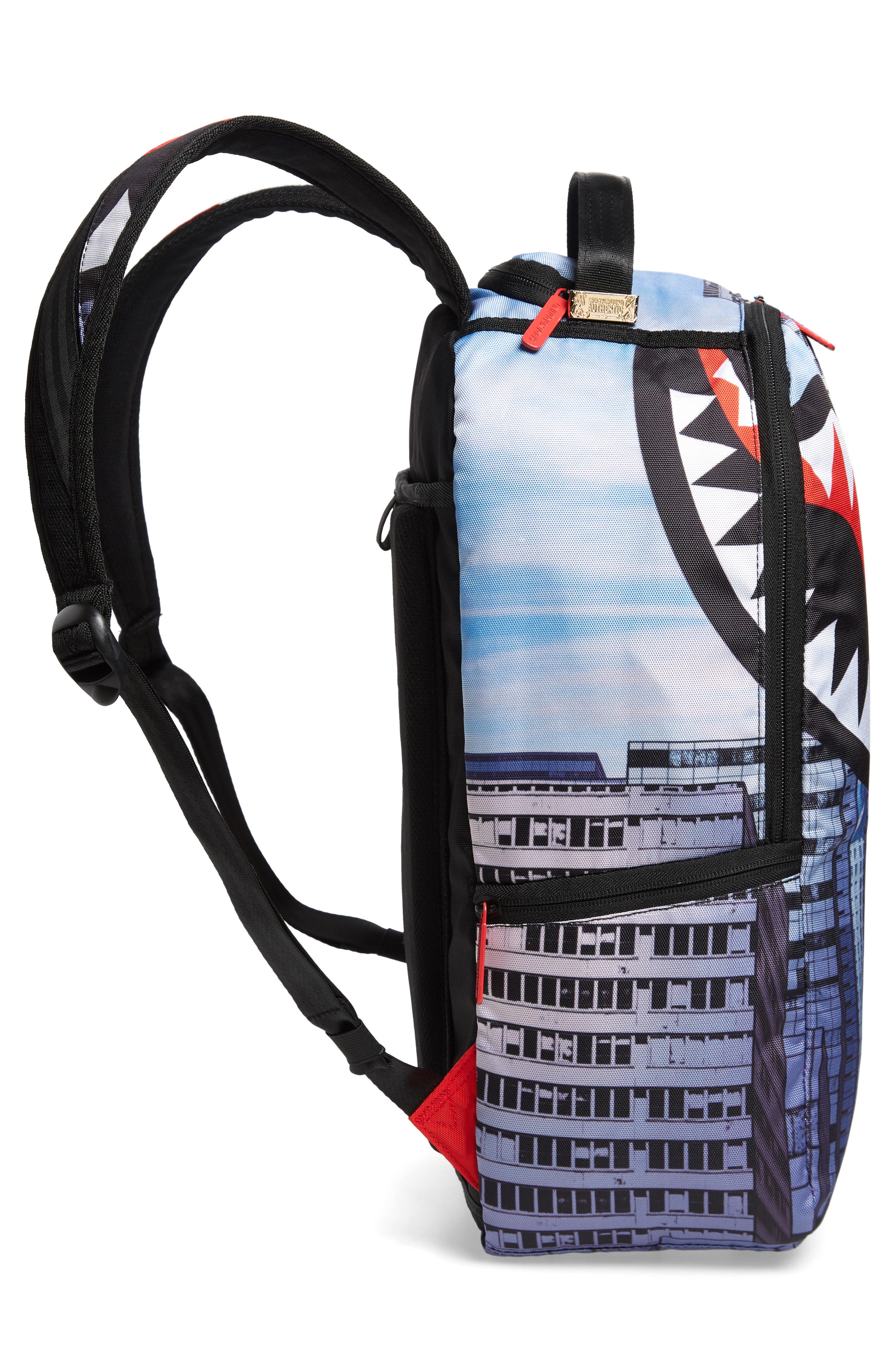 Sprayground Spiderman Upside Down Backpack, Alternate, color, 