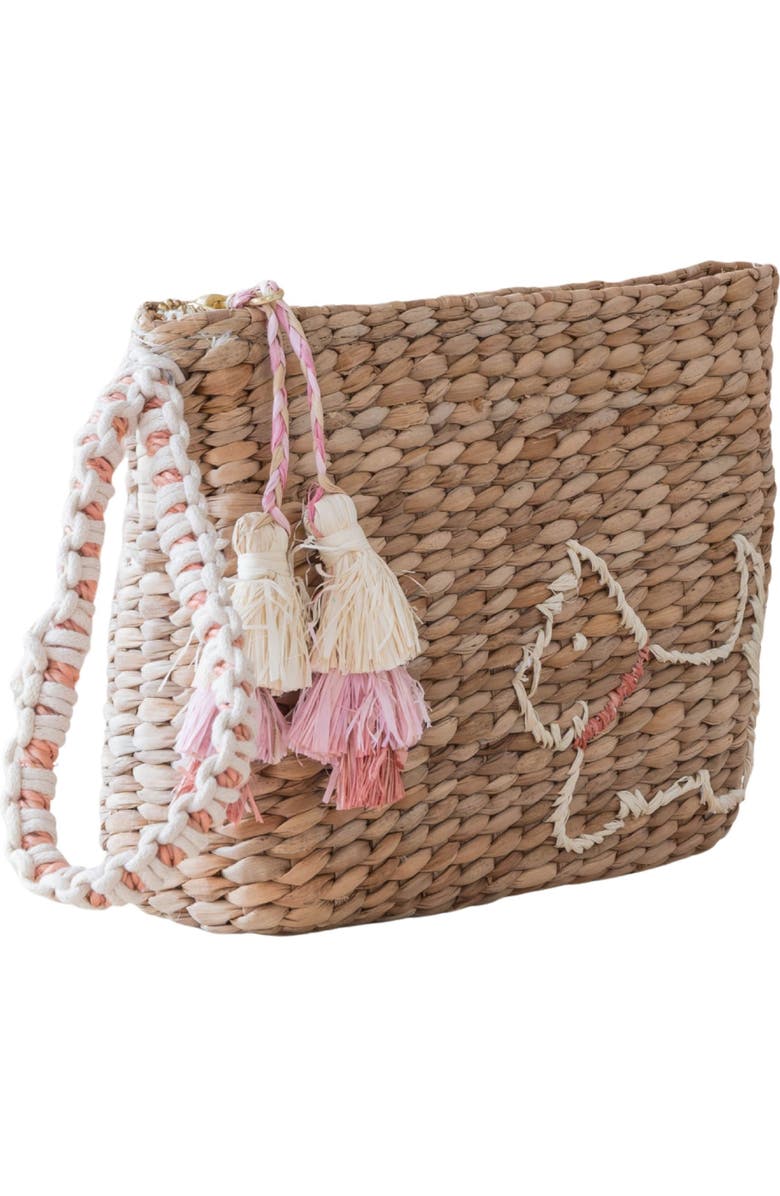 LIKHA Westie Embroidered Wristlet, Alternate, color,