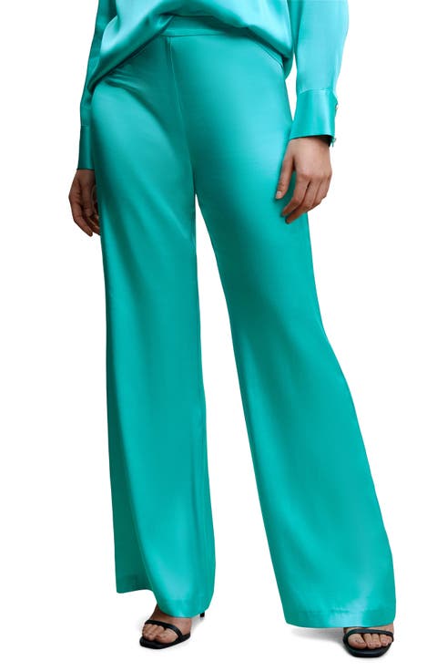 Satin Palazzo Pants