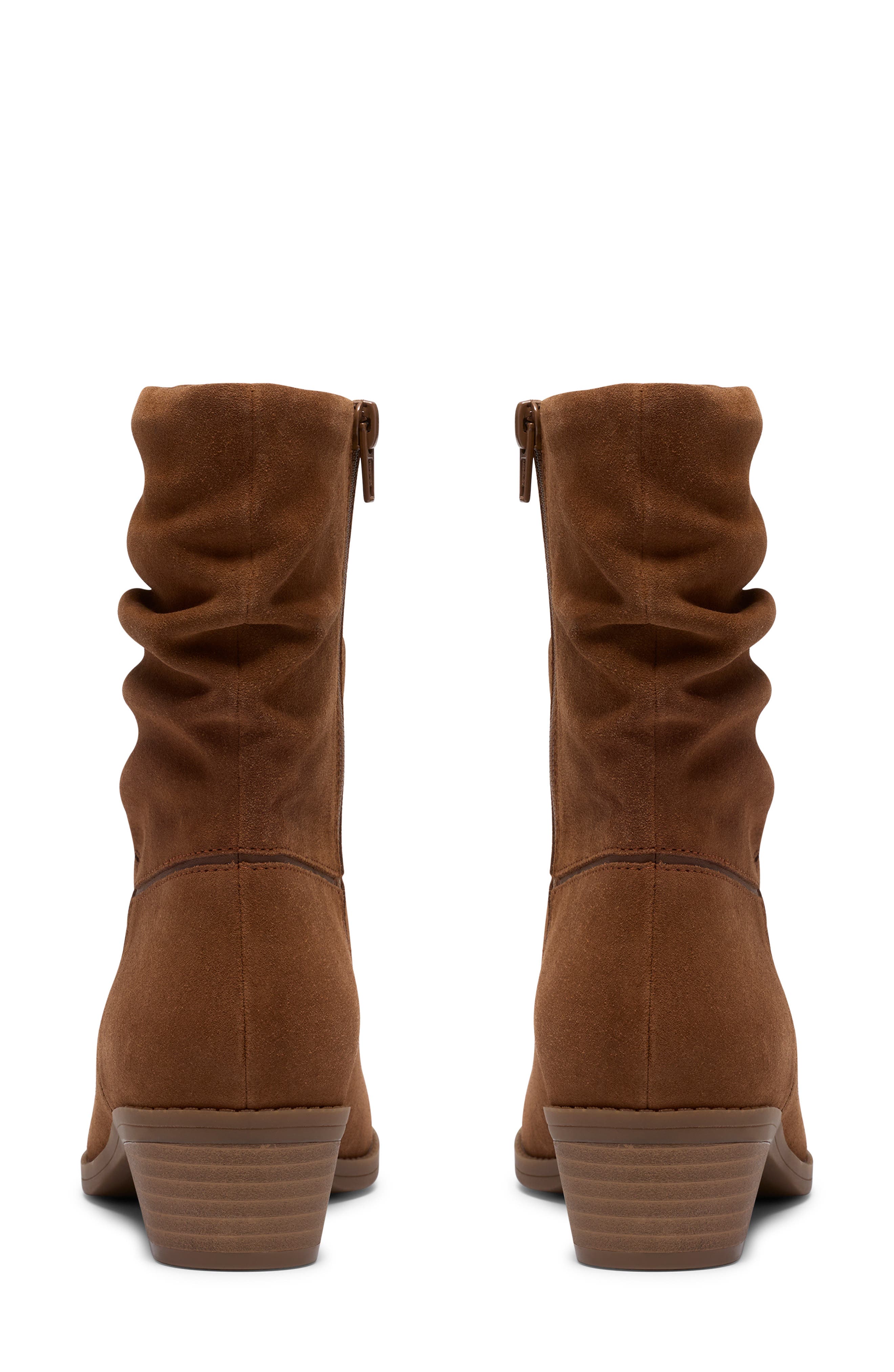 Danyelle Ruby Bootie, Alternate, color, DARK TAN SUEDE