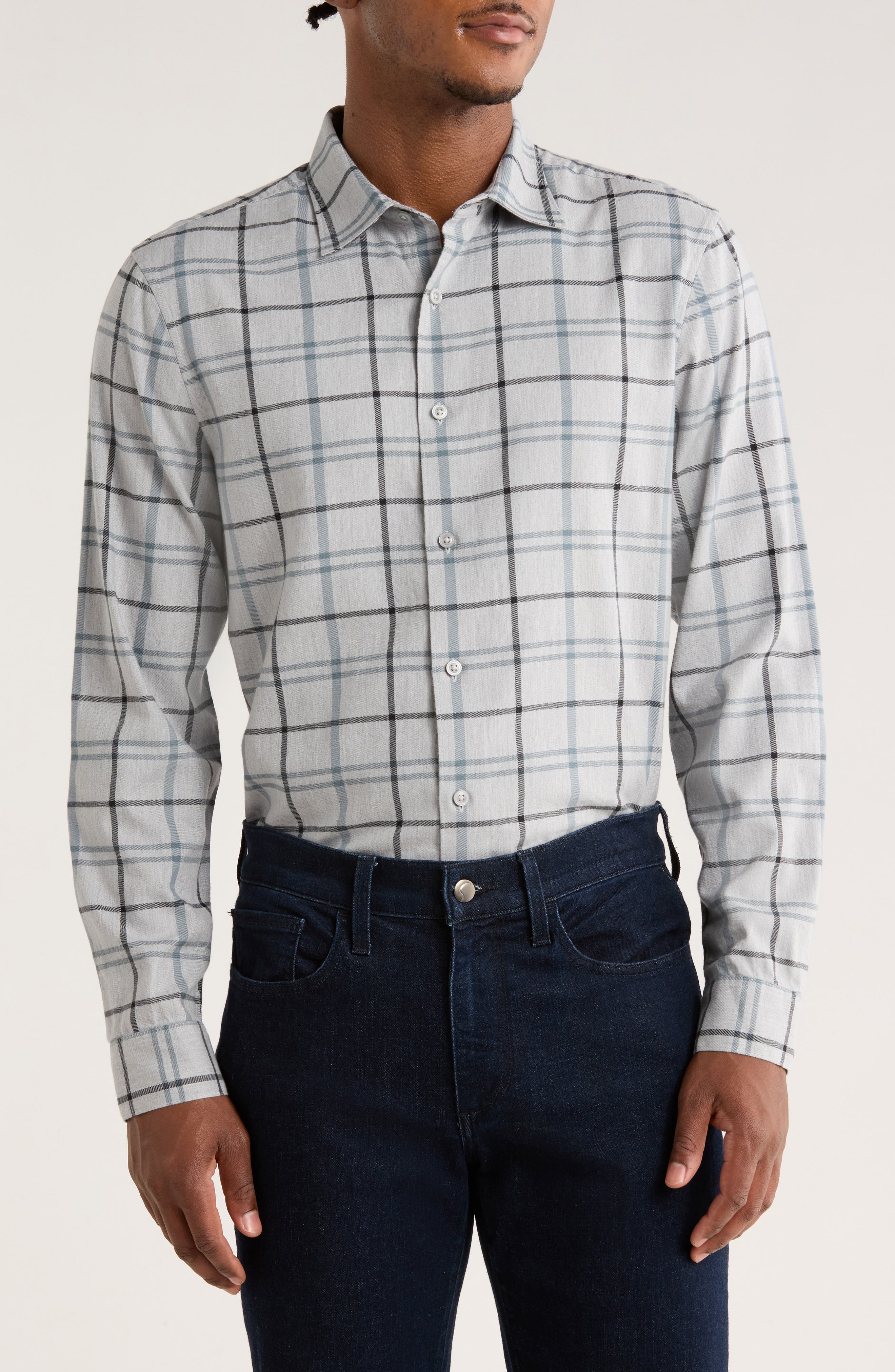 Nordstrom Flannel Button-Up Shirt