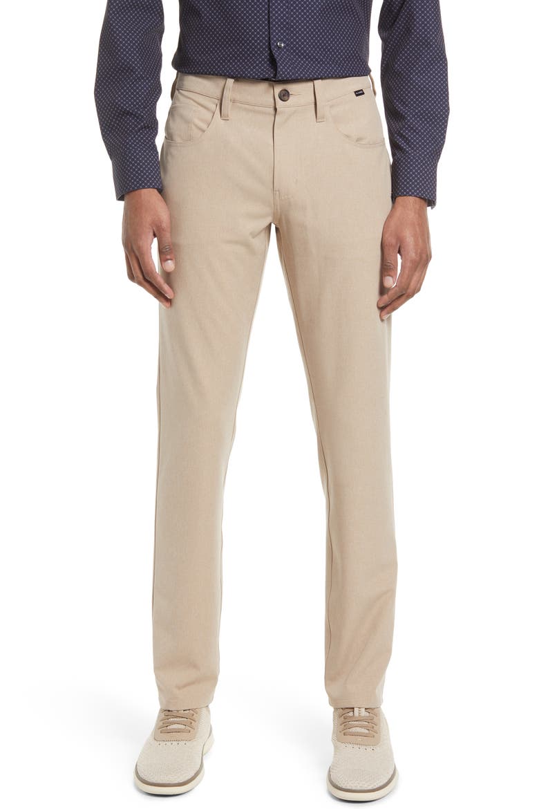 Open to Close Performance Pants, Main, color, HEATHER KHAKI