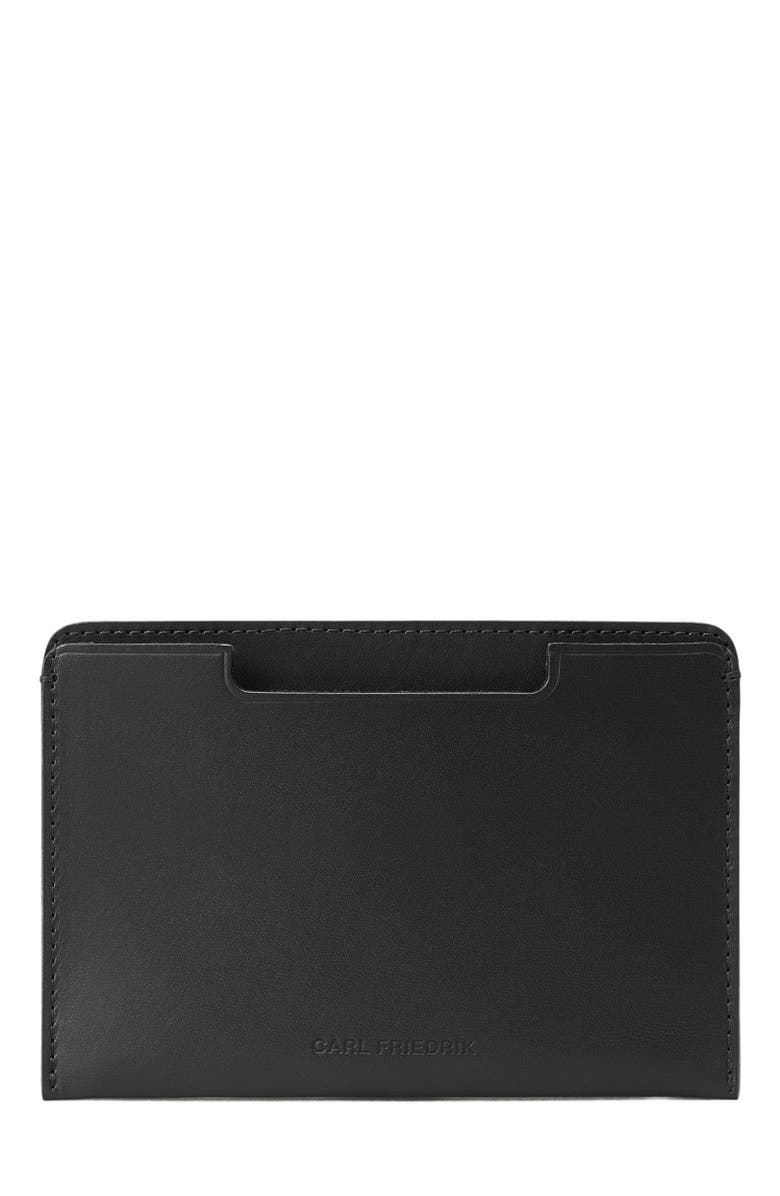 Carl Friedrik Easton Passport Holder, Main, color, Black