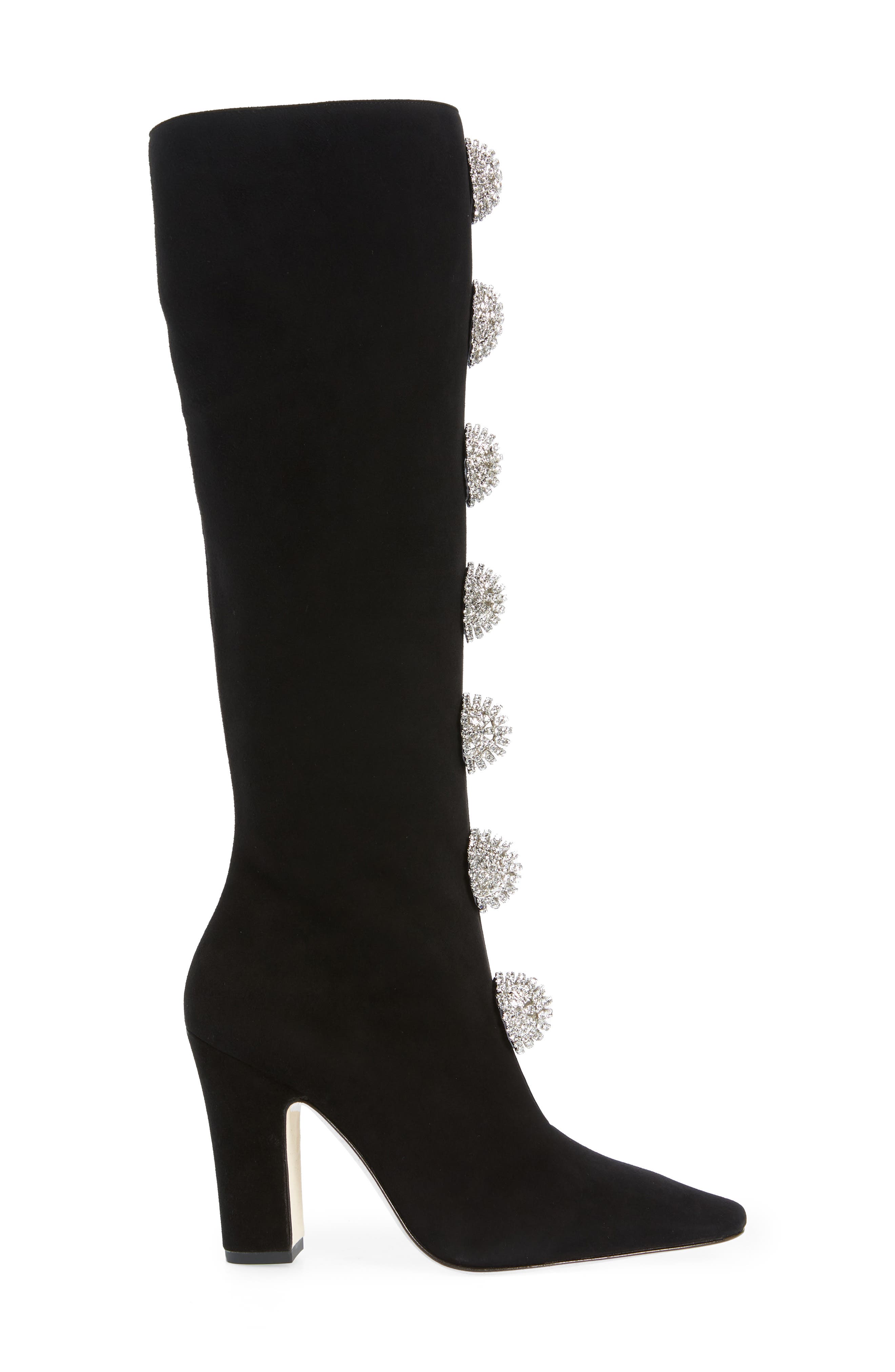 Manolo Blahnik Bobola Knee High Boot, Alternate, color, 
