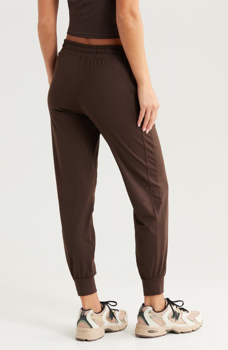 Zella Move In Pocket Joggers, Alternate, color, Brown Mole