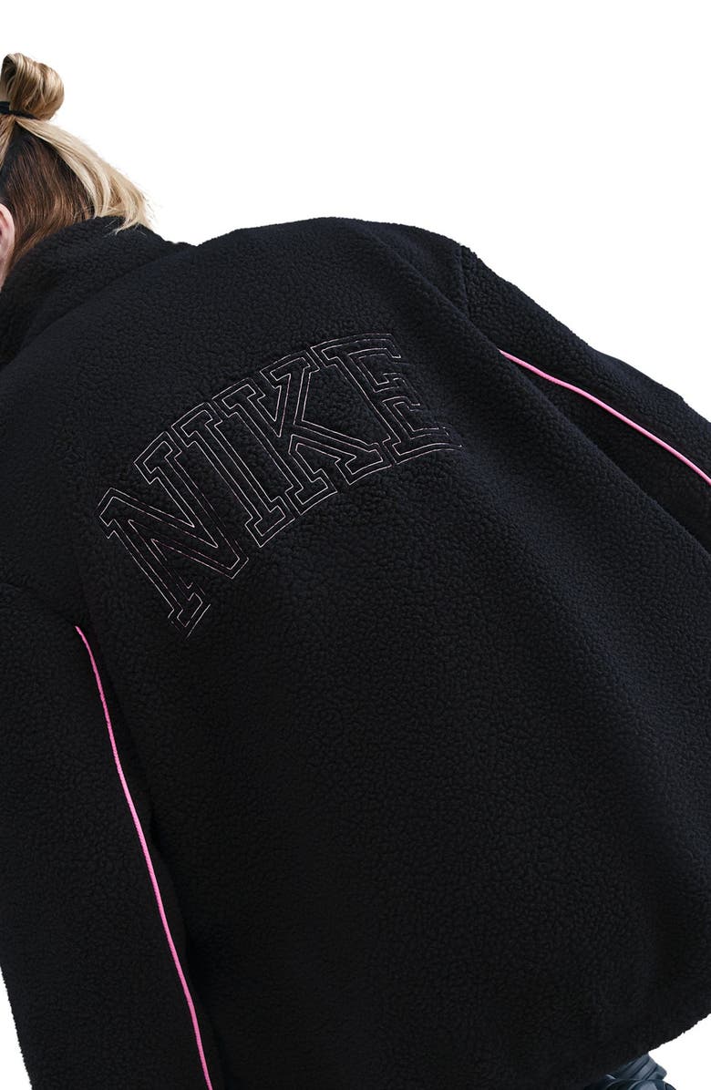 Nike Sportswear Textured Fleece Graphic Zip-Up Jacket, Alternate, color,