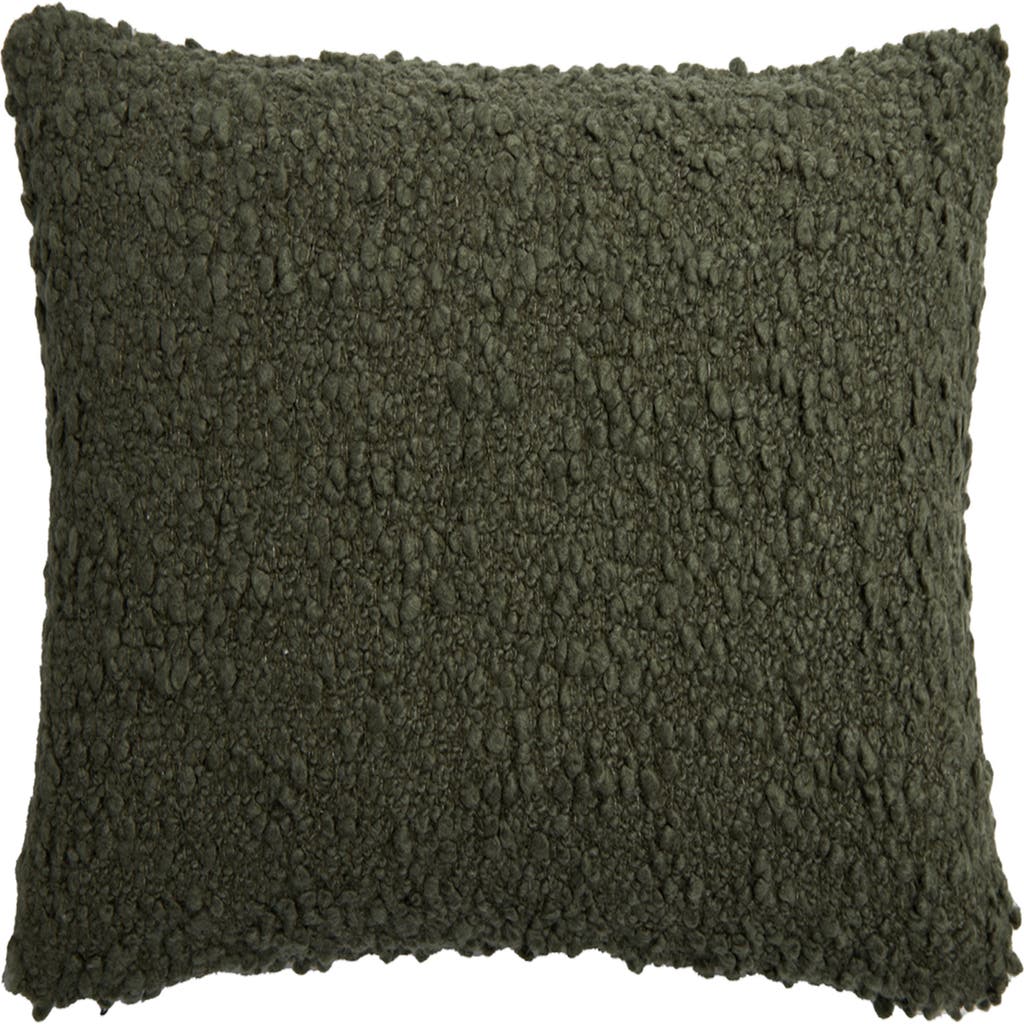 Pom Pom At Home Murphy Bouclé Accent Pillow In Green