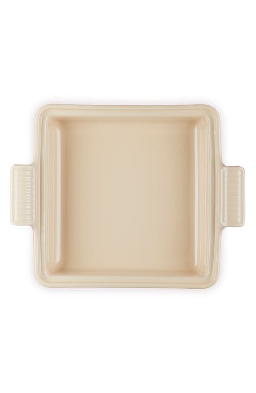 Le Creuset Heritage 2-quart Covered Square Stoneware Casserole In Cerise