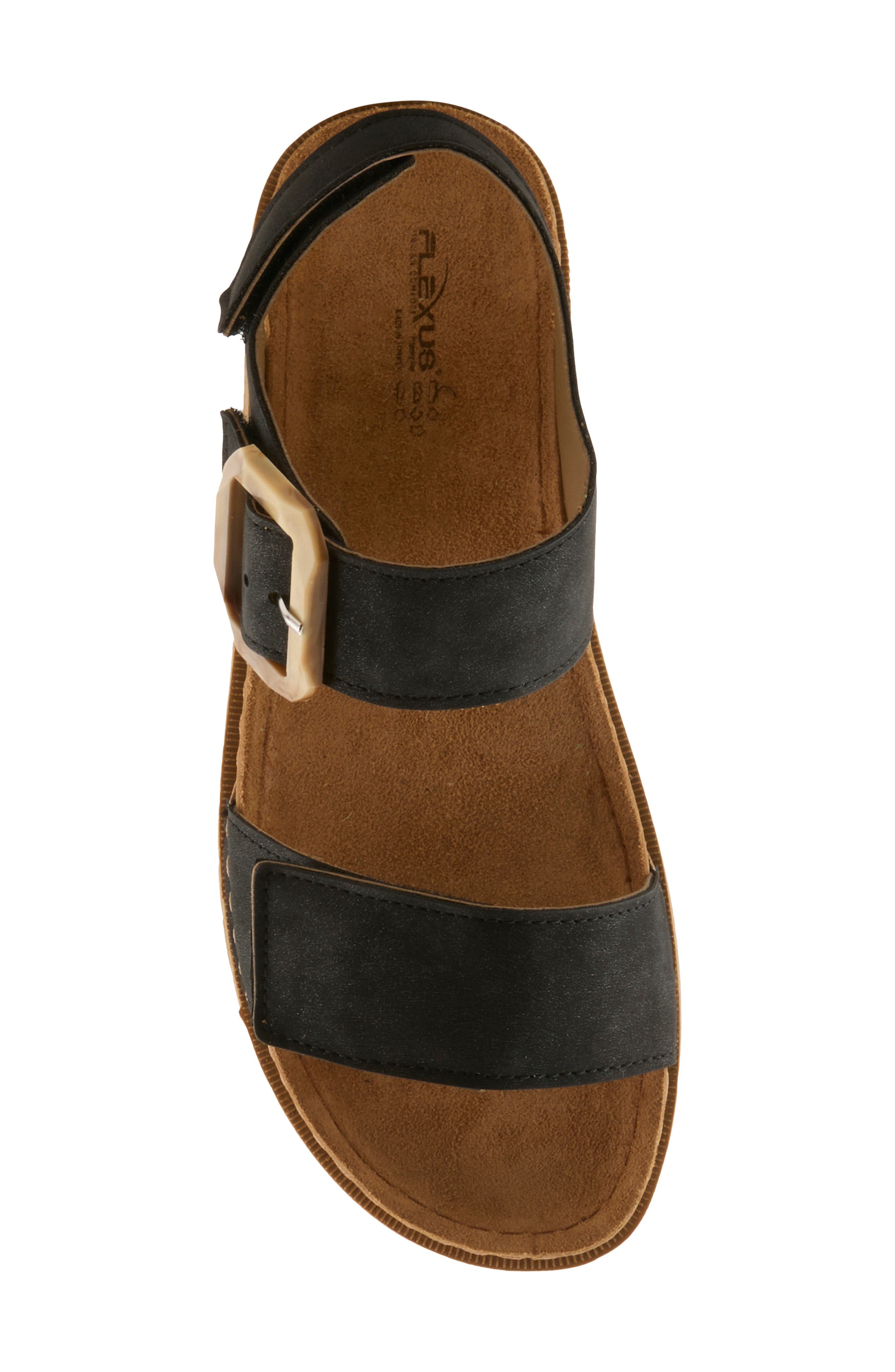 Bravies Ankle Strap Sandal, Alternate, color, BLACK