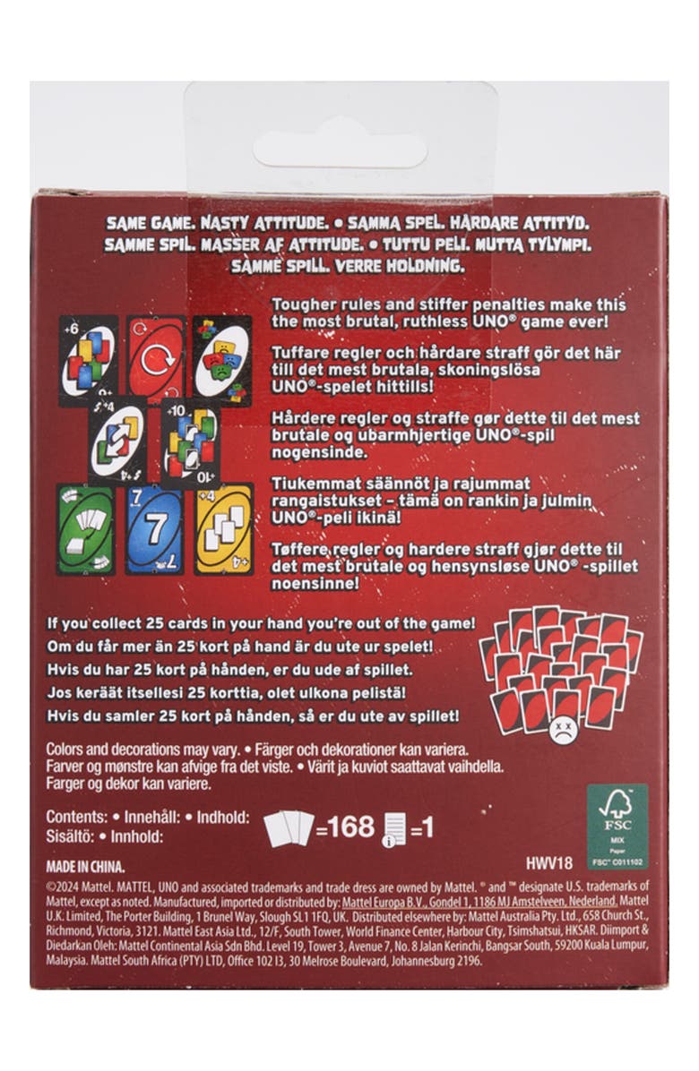 Mattel Show 'Em No Mercy Card Game, Alternate, color, 